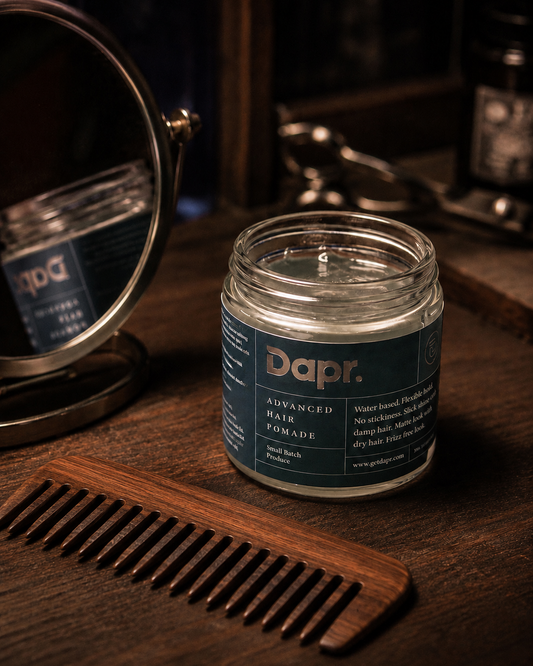 Dapr. styling trio — hair pomade, setting clay and styling cream
