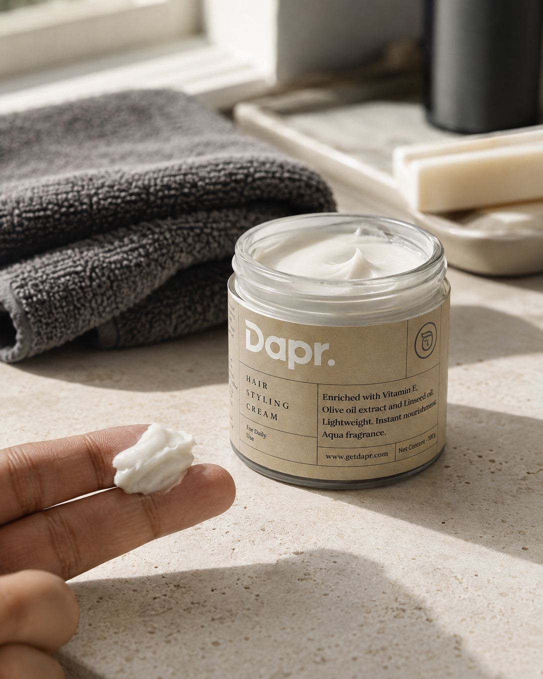 Dapr. men's grooming kit — full hair and beard product line-up