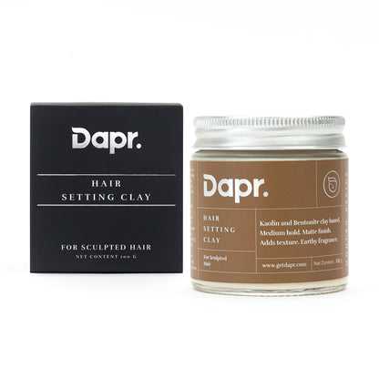Hair Setting Clay - Textured Matte Finish