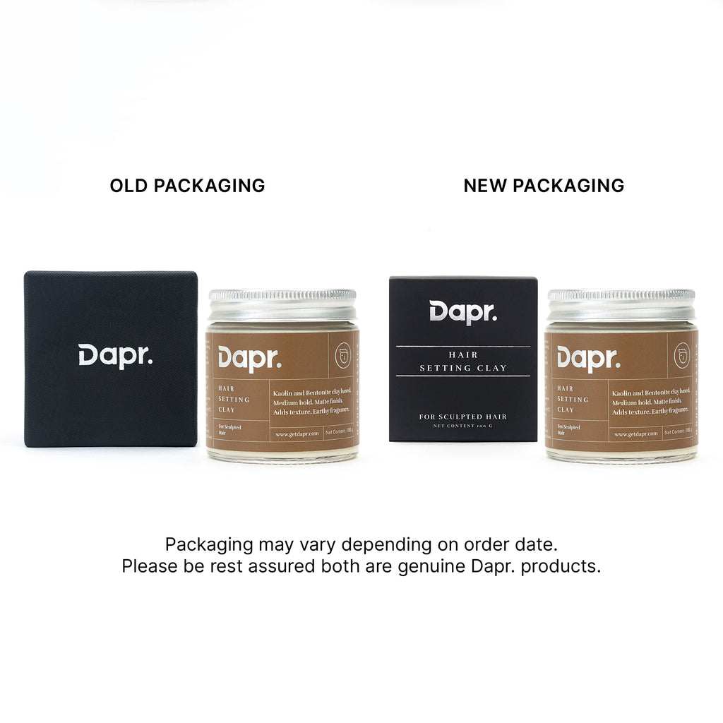 Hair Setting Clay for Sculpted Hair |Made In India| - 100 grams – Dapr.