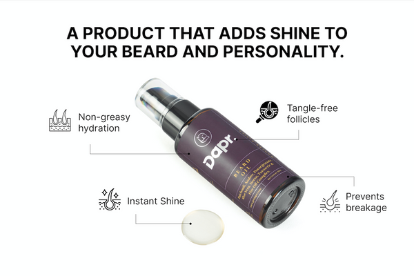 Beard Oil - Patchouli & Amber - 50 ML |Lightweight & Non Sticky| Promotes Beard Growth|