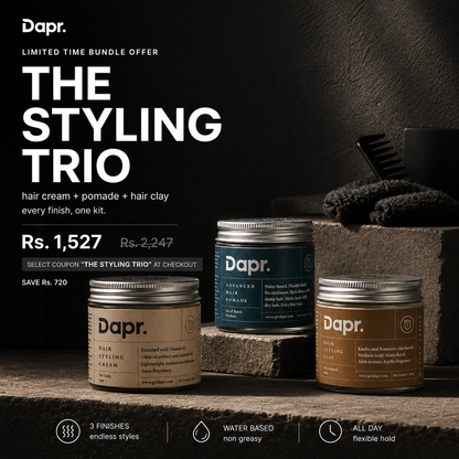 The Styling Trio - Pomade Clay & Cream