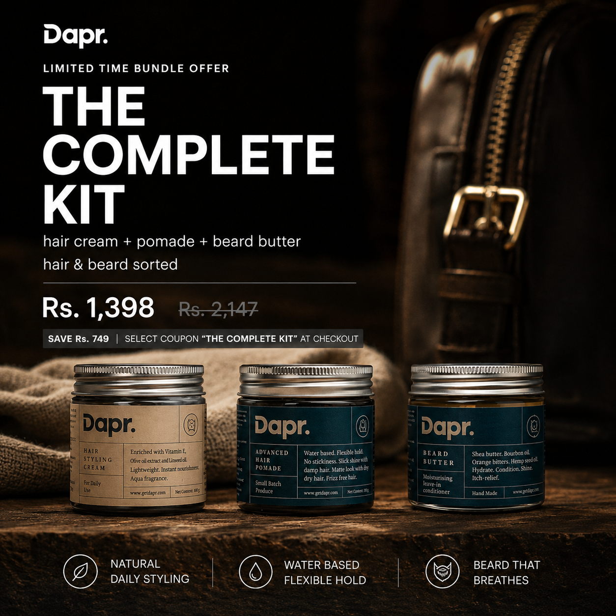 The Complete Kit - Hair + Beard