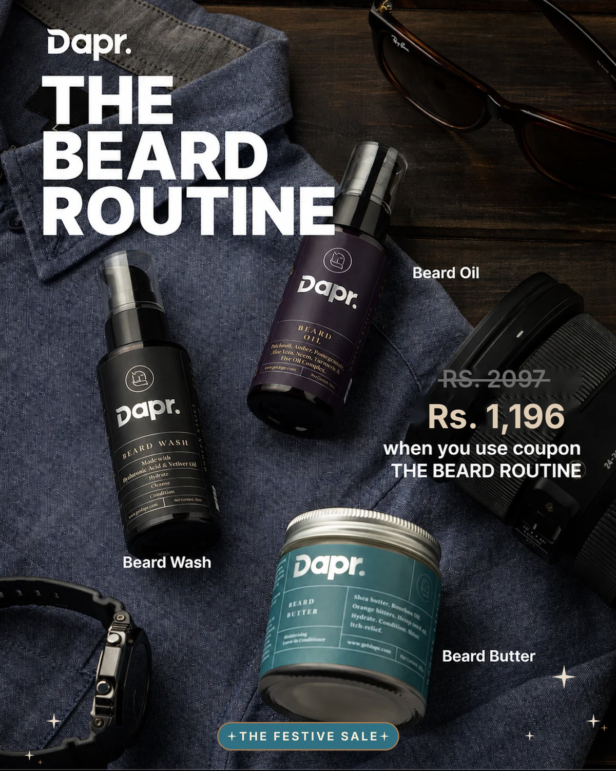 The Beard Routine — Beard Oil, Wash & Butter Kit