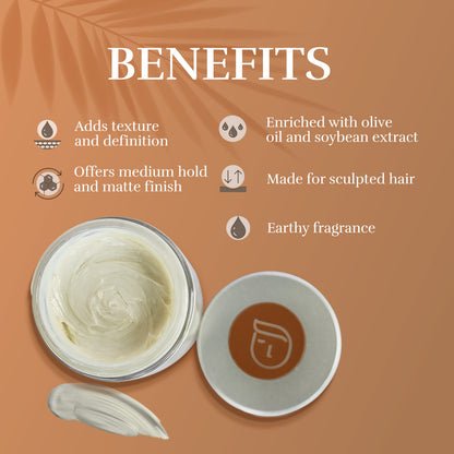 Hair Setting Clay - Textured Matte Finish